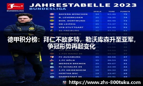 德甲积分榜：拜仁不敌多特，勒沃库森升至亚军，争冠形势再起变化